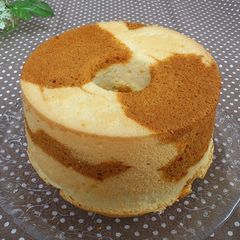 A picture of Marble Chiffon Cake (Salted Caramel).