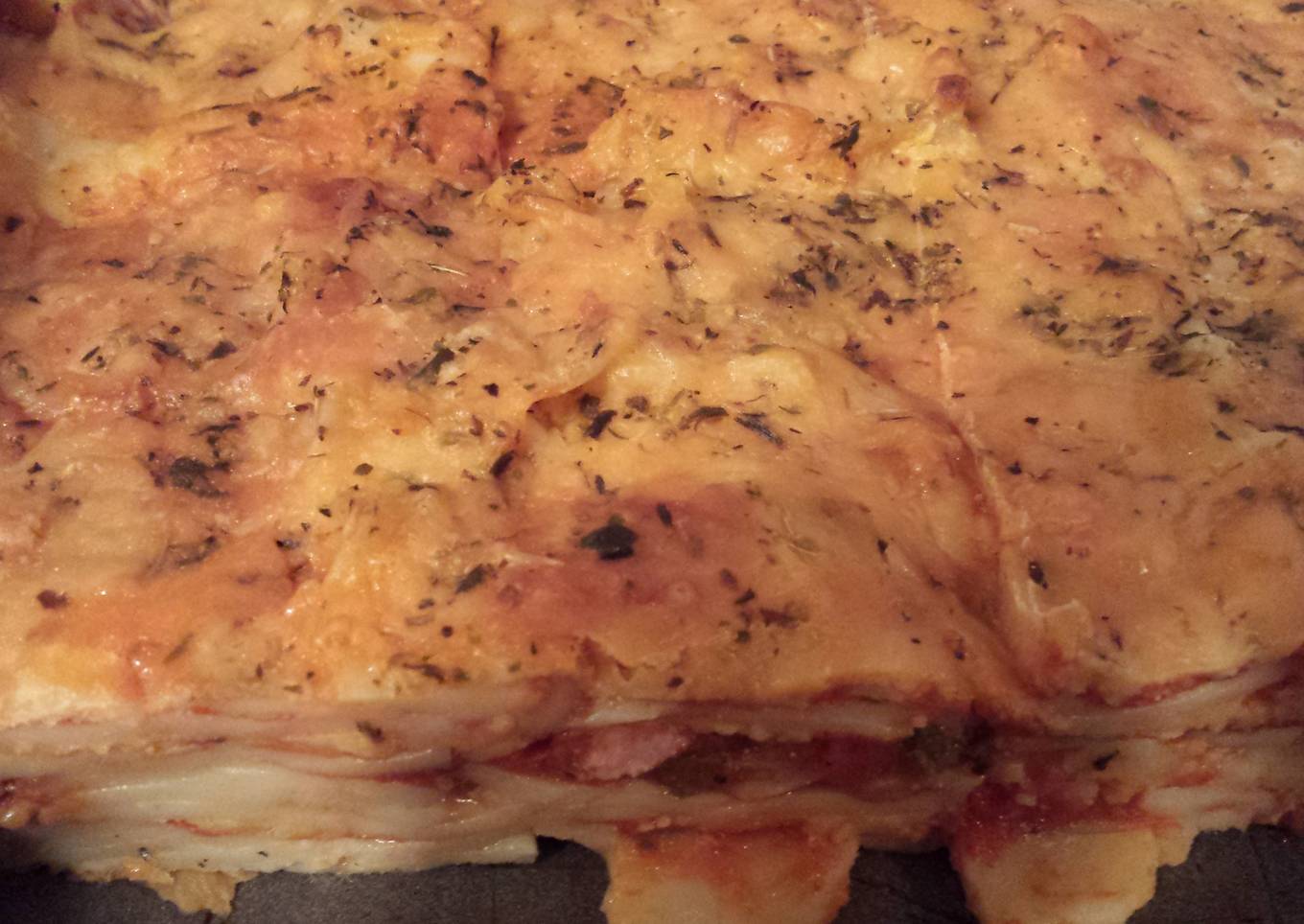 Loaded lasagna