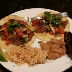 Brad's carne asada A picture of Brad's carne asada.