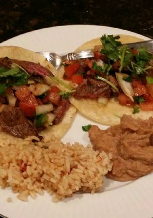 A picture of Brad's carne asada.