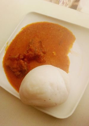 A picture of Gbegiri soup(Yoruba name).