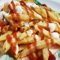 A picture of French fries.