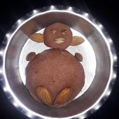 Badam Suji Halwa A picture of Badam Suji Halwa.