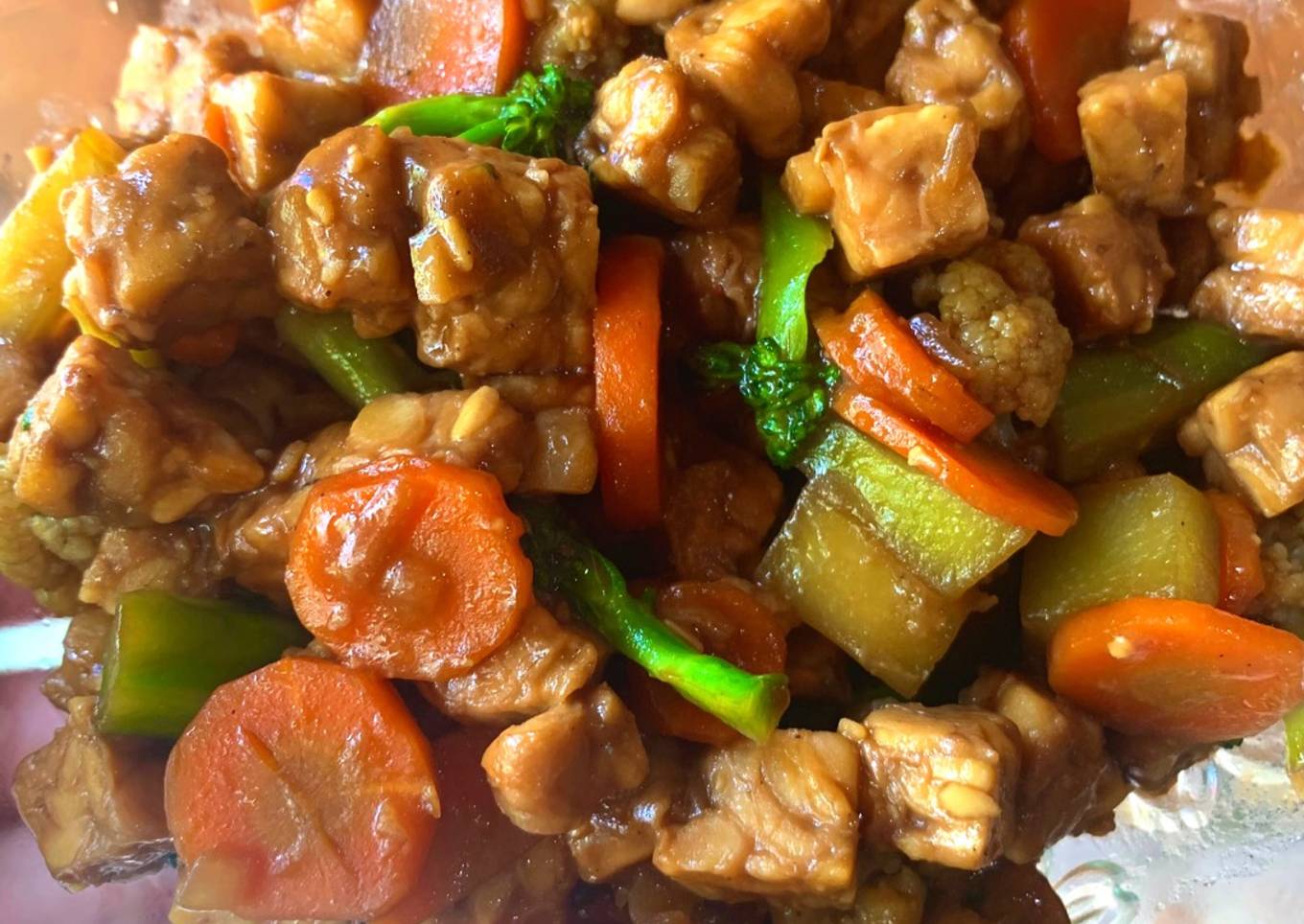 20. Tumis Tempe Saus Tiram