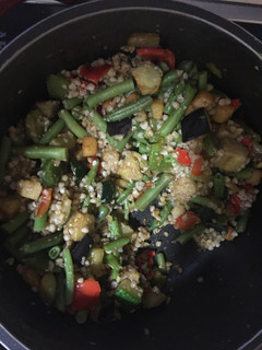 Una foto de Trigo sarraceno con verduras
