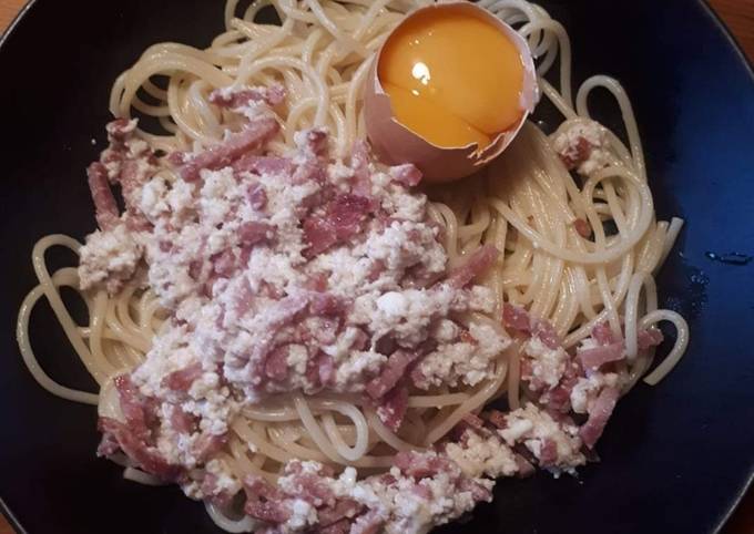 Spaghettis carbonara