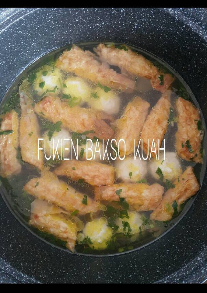 Foto resep Fukien bakso kuah