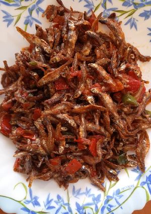 A picture of Fried Omena.
