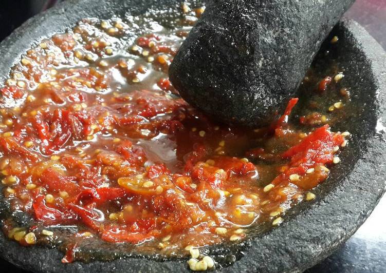 Sambel terasi manis