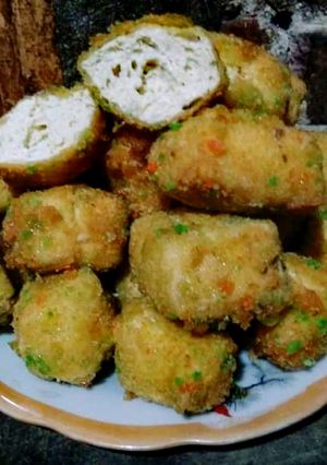 Hình của món Đậu phụ chiên xù.