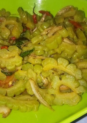Foto resep Tumis pare pake teri