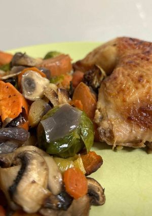 Foto de Assado de Legumes e Frango