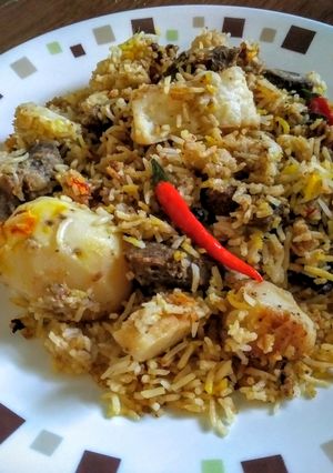 A picture of Pressure Cooker Kachchi.