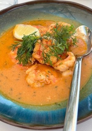 A picture of Gambas al ajillo.