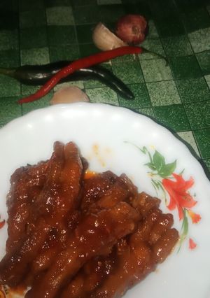 Foto resep Ceker mercon huh hah