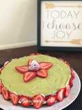 No Bake Matcha Cheesecake