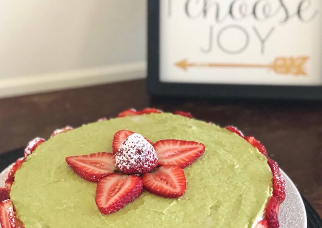 No Bake Matcha Cheesecake