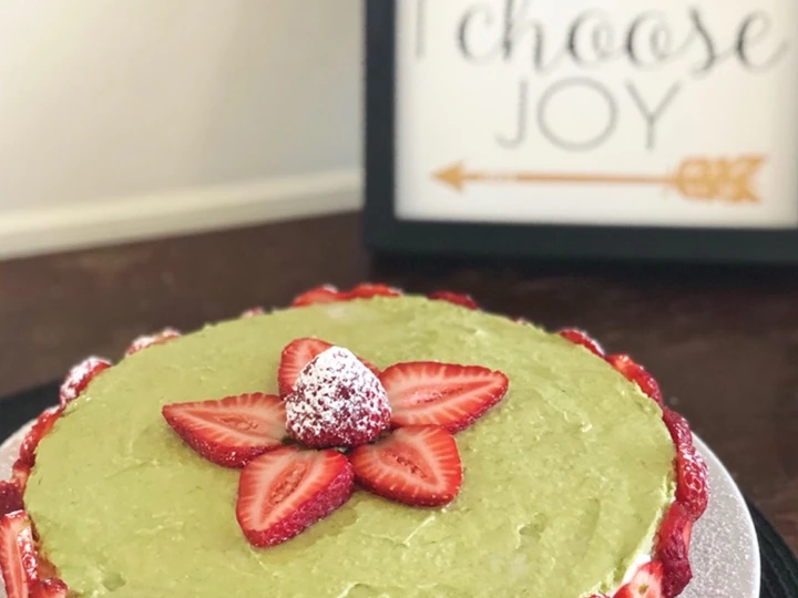 Easy Way Make No Bake Matcha Cheesecake which So Delicious
