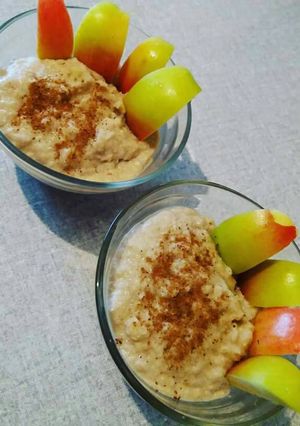 Almás zabkása recept fotója