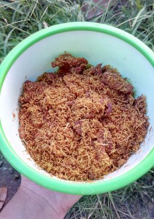 Foto resep Serundeng daging enak, empuk