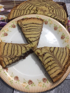 A picture of Zebra cake.