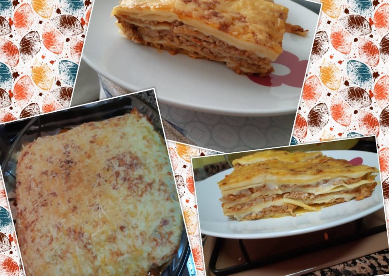 Lasaña de carne picada (ternera /cerdo)
