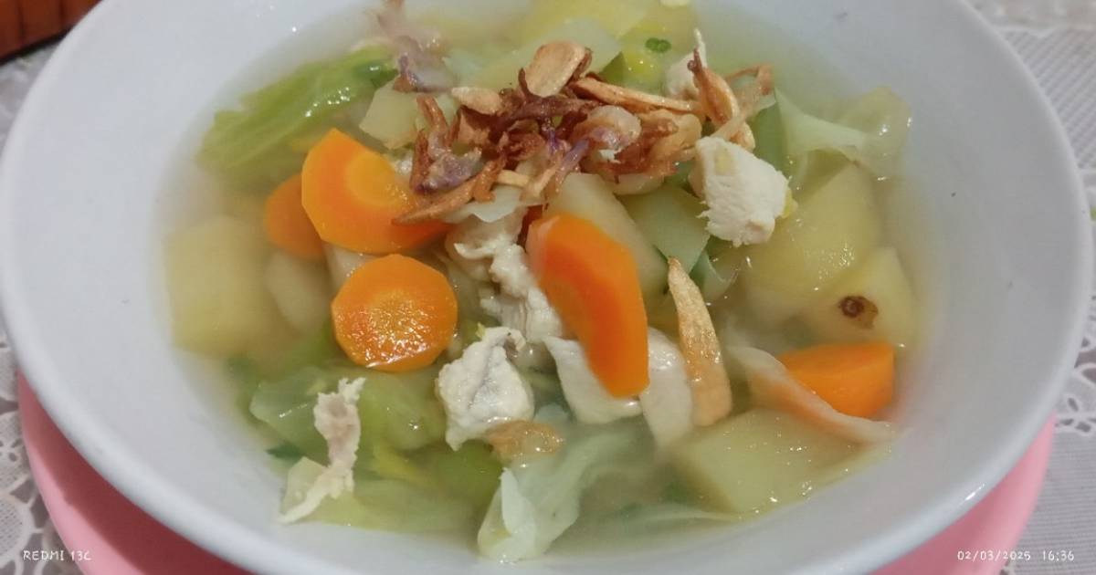 Resep Sop Ayam Mudah dan Praktis Dihidangkan