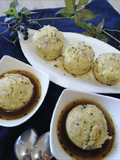 Sweet corn catori with sour and sweet gravy