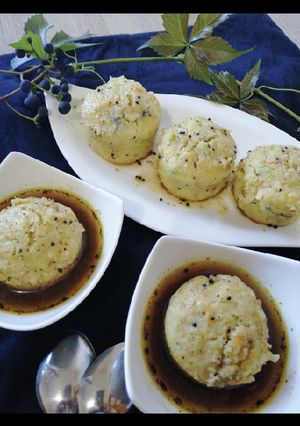 A picture of Sweet corn catori with sour and sweet gravy.