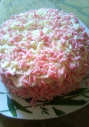 O poză a rețetei Tort de zucchini cu cremă caramel.