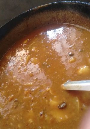 A picture of Aloo Ka jhol.