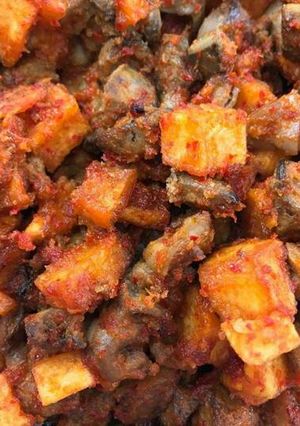 Foto resep Sambal goreng kentang hati