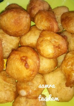 A picture of Milky puff puff.