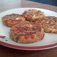 Hamburguesas de quinoa y pollo