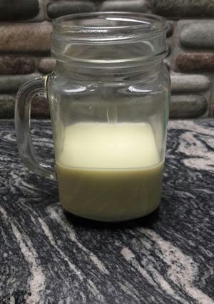 Una foto de Leche vegetal de semillas de calabaza