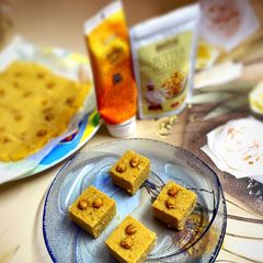 Gur Butterscotch Sandesh A picture of Gur Butterscotch Sandesh.