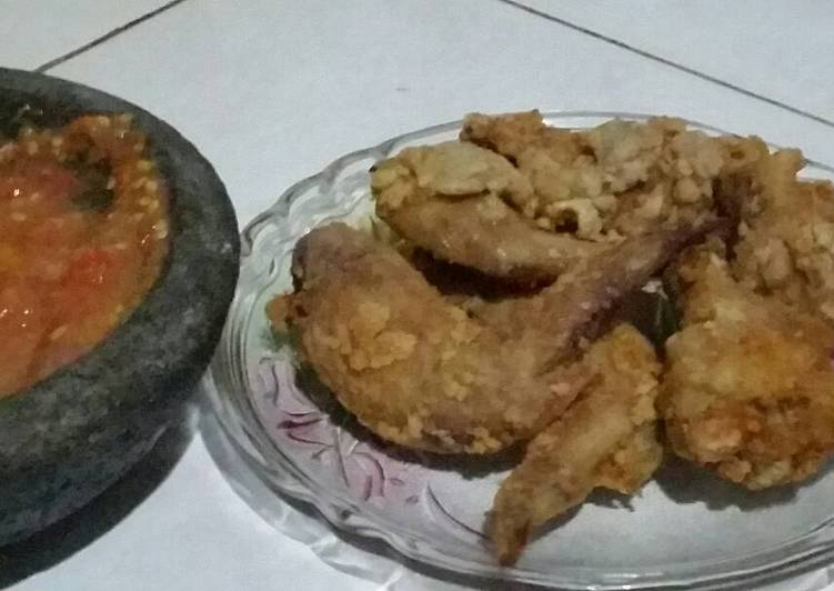 Resep Ayam Goreng Garing (digoreng dadakan), Laziss