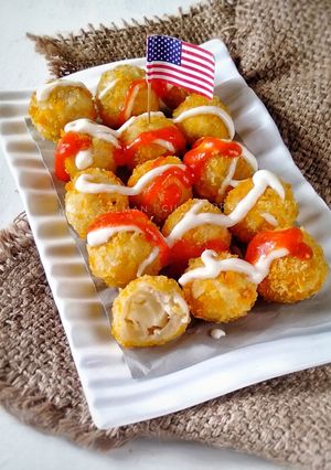 Foto resep Cilok Goreng Crispy isi Keju