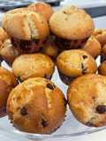 Vanilla Cupcakes with Milk Chocolate Chips