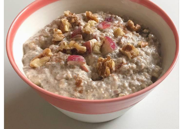 Recipe of Quick Apple Pie Overnight Oats