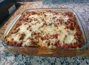 Una foto de Lasagna de berenjenas