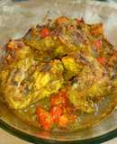 Pollo a la avena