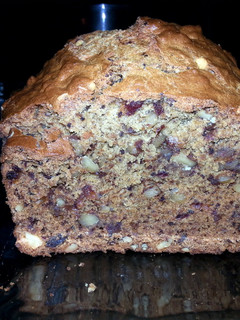 A picture of Jaime's date nut bread.