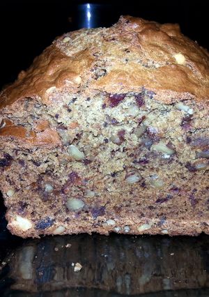 A picture of Jaime's date nut bread.