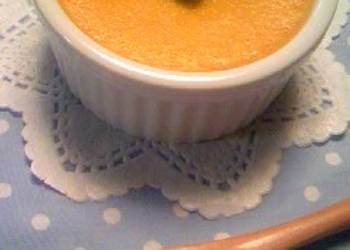 The New Way Serving Recipe Moist  Smooth Thick Kabocha Squash Custard Pudding Delicious