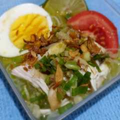 A picture of Soto banjar tanpa susu.