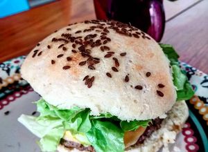 Foto de Pão de hambúrguer rápido sem glúten