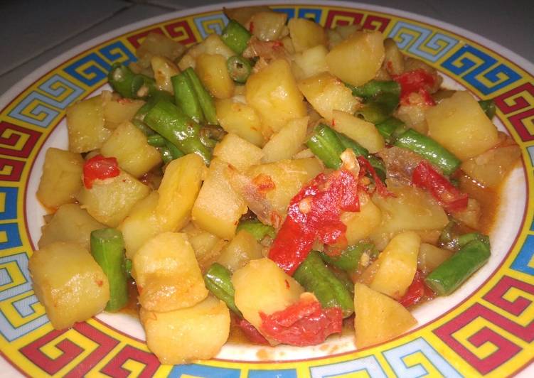 Resep Tumis kentang buncis, Enak