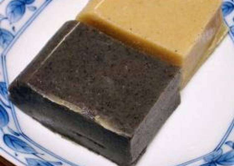 Recipe of Speedy White Sesame, Black Sesame, and Golden Sesame Tofu