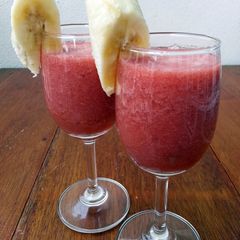 A picture of Watermelon And BananaSmoothies.